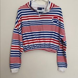 NWT Pepsi crop sweatshirt size medium
